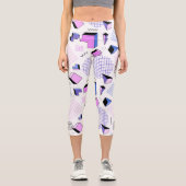 幾何学的パターン13 カプリレギンス (正面)