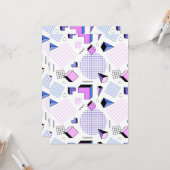 幾何学的パターン13 カード (正面/裏面インサイチュ)