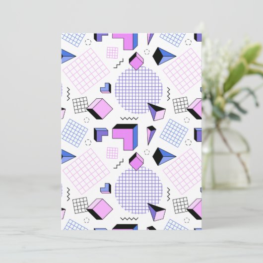 幾何学的パターン13 サンキューカード (スタンド正面)