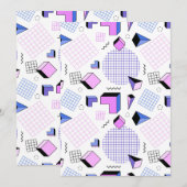 幾何学的パターン13 サンキューカード (正面/裏面)