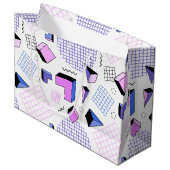 幾何学的パターン13 ラージペーパーバッグ (正面アングル)