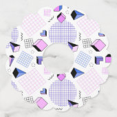 幾何学的パターン13 ワイングラスタグ (裏面)