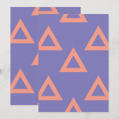 幾何学的パターン16 サンキューカード (正面/裏面)