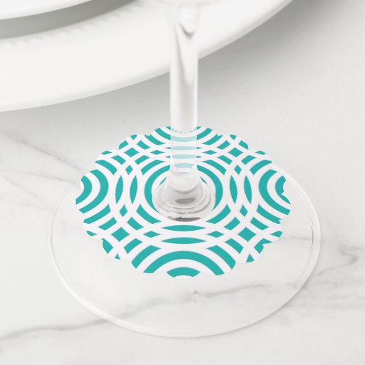 幾何学的パターン20 ワイングラスタグ (クローズアップ)