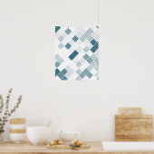 幾何学的パターン24 ポスター (キッチン)