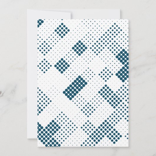 幾何学的パターン24 案内状 (正面)