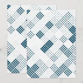 幾何学的パターン24 案内状 (正面/裏面)