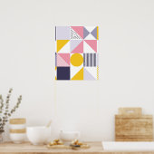 幾何学的パターン26 ポスター (キッチン)