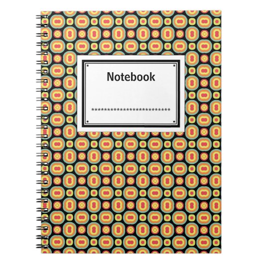 幾何学的パターン280514(2) ノートブック (正面)