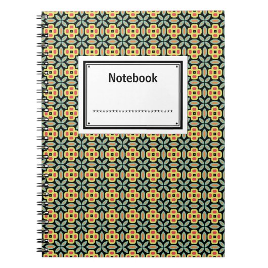 幾何学的パターン280514(3) ノートブック (正面)