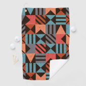 幾何学的パターン28 ゴルフタオル (インサイチュ)