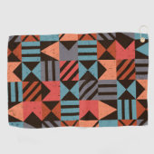 幾何学的パターン28 ゴルフタオル (横)