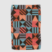 幾何学的パターン28 ゴルフタオル (正面)