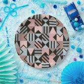 幾何学的パターン29 ペーパープレート (パーティー)