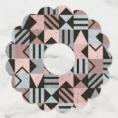 幾何学的パターン29 ワイングラスタグ (裏面)