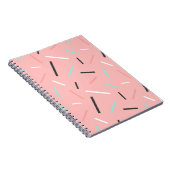 幾何学的パターン30 ノートブック (右側)