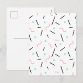 幾何学的パターン32 シーズンポストカード (正面/裏面)