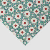 幾何学的パターン(の模様が)あるクリスマススター9 薄葉紙 (詳細)