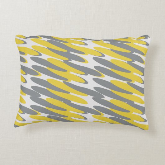 幾何学的パターン アクセントクッション (裏面)