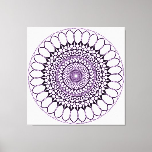 幾何学的パターン キャンバスプリント (正面)