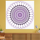 幾何学的パターン キャンバスプリント (インサイチュ (リビング))