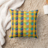 幾何学的パターン クッション (ブランケット)