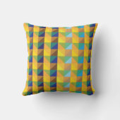 幾何学的パターン クッション (裏面)