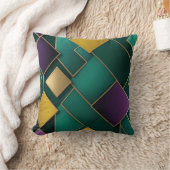 幾何学的パターン クッション (ブランケット)