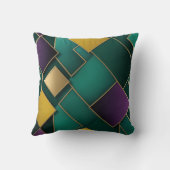 幾何学的パターン クッション (裏面)