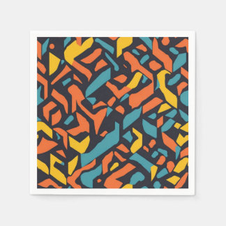 幾何学的パターン スタンダードカクテルナプキン