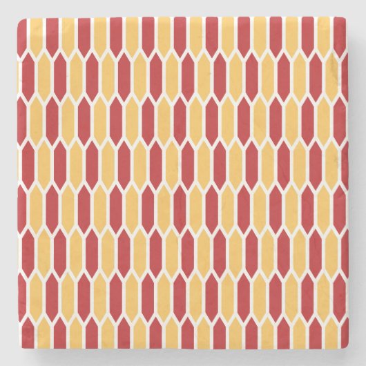 幾何学的パターン ストーンコースター (正面)