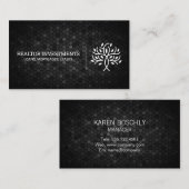 幾何学的パターン | ツリーアイコン 名刺 (正面/裏面)