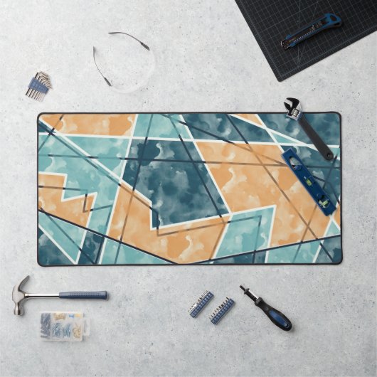 幾何学的パターン デスクマット (ワークステーション)