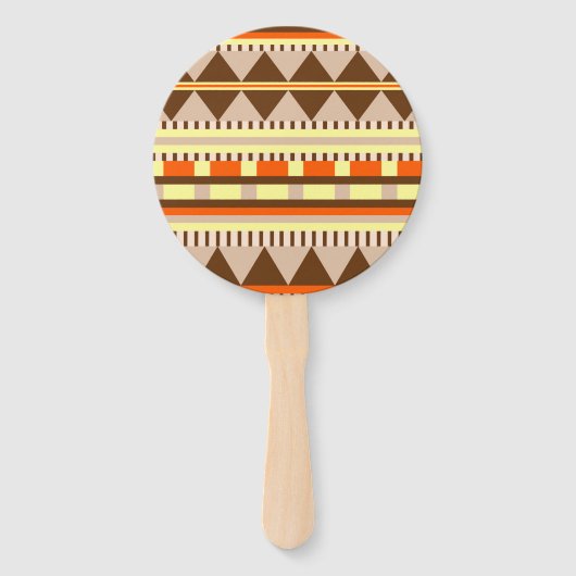 幾何学的パターン ハンドファン (正面)