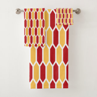 幾何学的パターン バスタオルセット