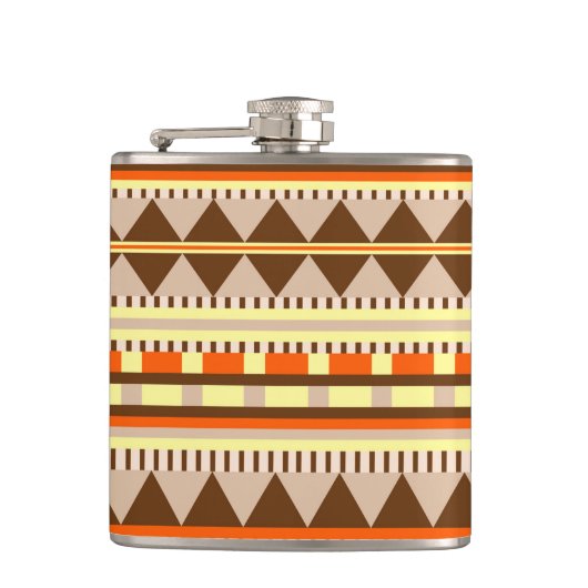 幾何学的パターン フラスク (正面)