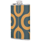 幾何学的パターン フラスク (左)