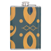 幾何学的パターン フラスク (裏面)