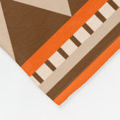 幾何学的パターン フリースブランケット (角)