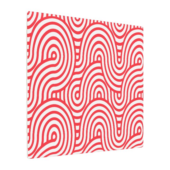 幾何学的パターン メタルプリント (アングル)