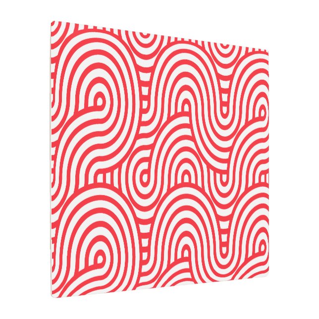 幾何学的パターン メタルプリント (アングル)