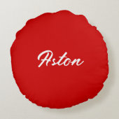 幾何学的パターン ラウンドクッション (裏面)