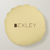 幾何学的パターン ラウンドクッション (裏面)