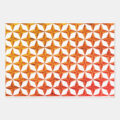 幾何学的パターン ラッピングペーパーシート (正面3)