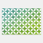 幾何学的パターン ラッピングペーパーシート (正面2)