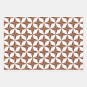 幾何学的パターン ラッピングペーパーシート (正面)