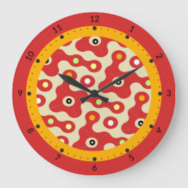 幾何学的パターン ラージ壁時計