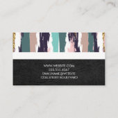 幾何学的パターン | レザー | パタ芸術的ーン 名刺 (裏面)