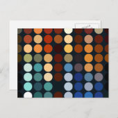 幾何学的パターン | 住所はがきの変更 案内ポストカード (正面/裏面)