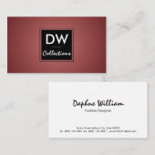 幾何学的パターン 名刺 (正面/裏面)